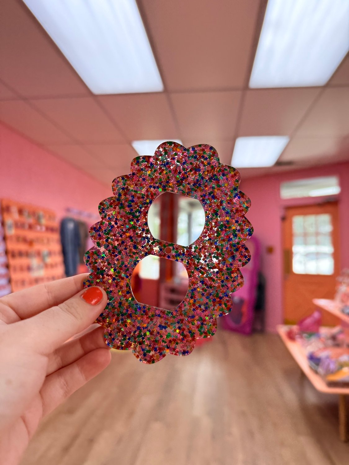 Rainbow Glitter Star Outlet Covers - Poppy & Vine