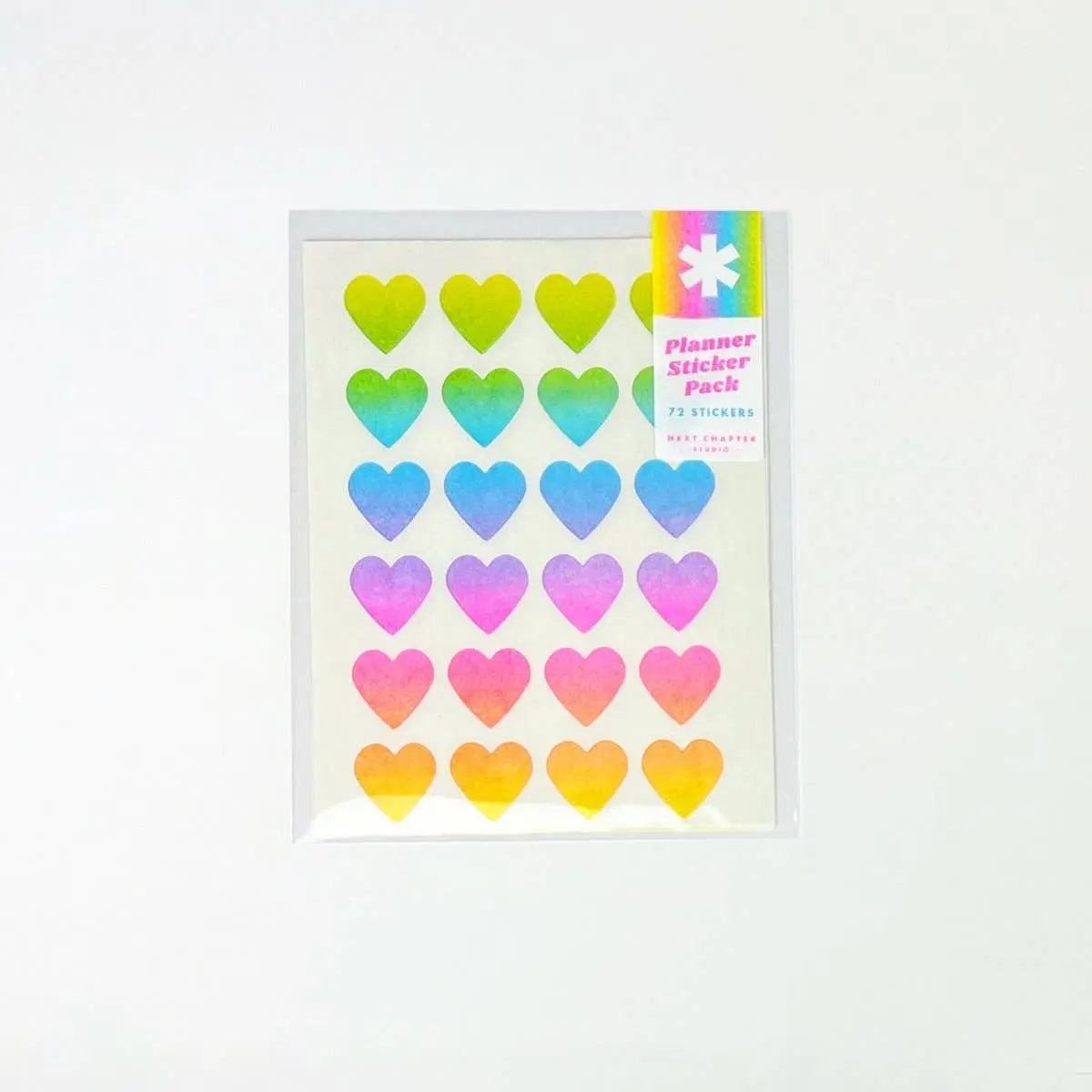 Rainbow Shapes Sticker Pack - Stars - Poppy & Vine