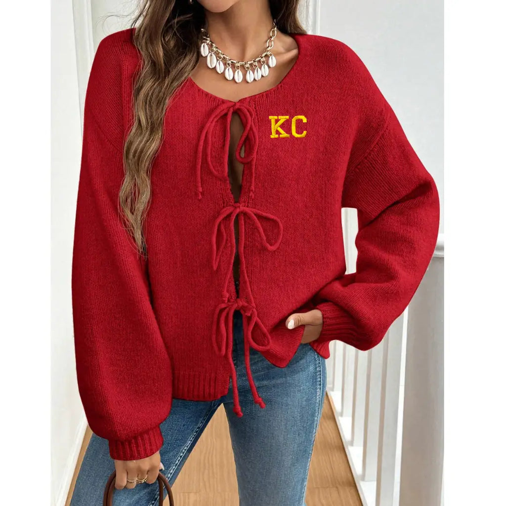 KC Tied Up Sweater Cardigan | VIP Preorder