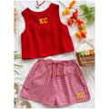 KC Picnic Club Embroidered Gingham Set | VIP Preorder
