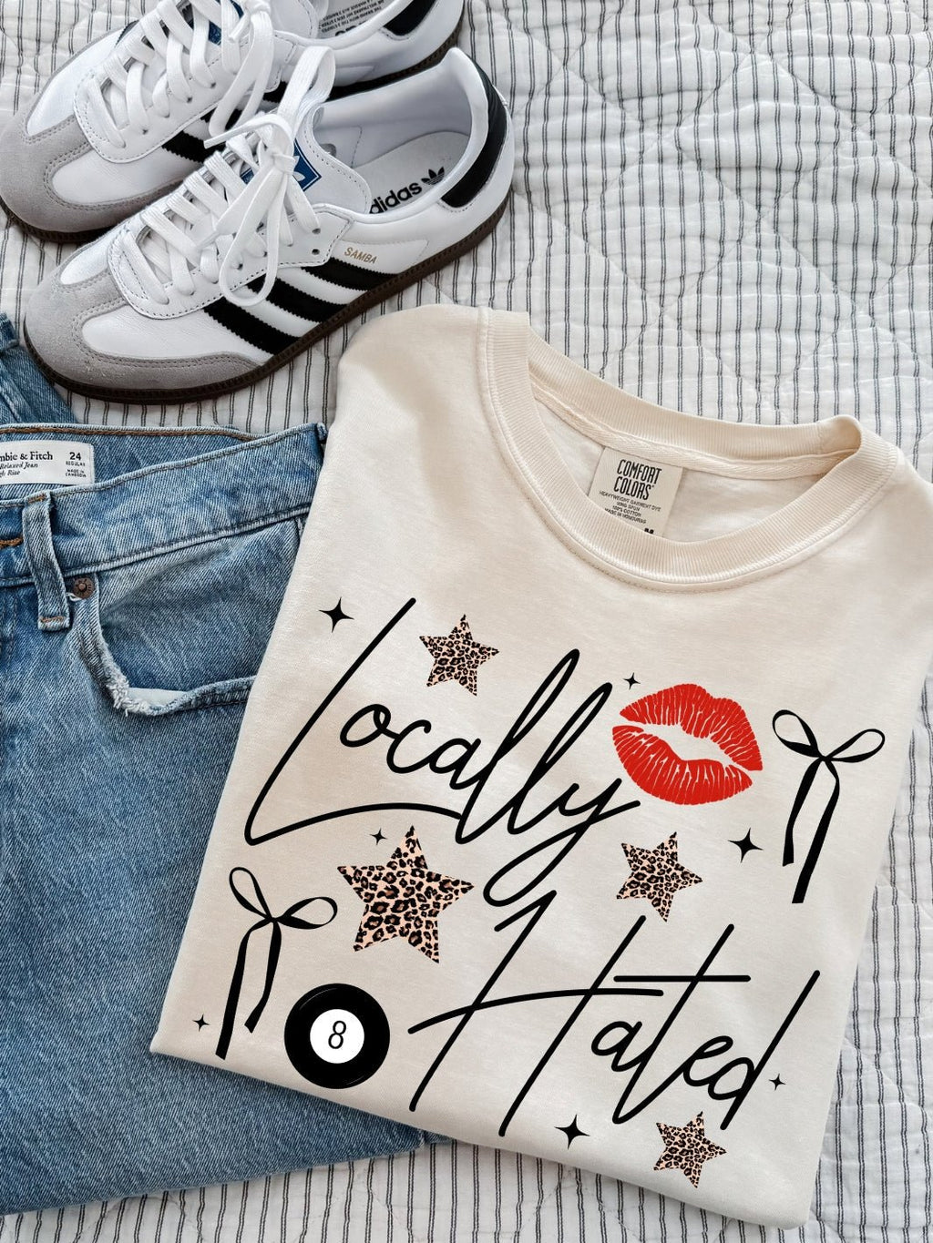 Retro Locally Hated Western Comfort Colors Graphic Tee - Poppy & Vine