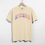 Retro Motherhood Graphic Tee | Colorful Collegiate Mom Shirt - Poppy & Vine