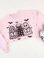 Retro Spooky Reading Graphic Crewneck Sweatshirt - Poppy & Vine