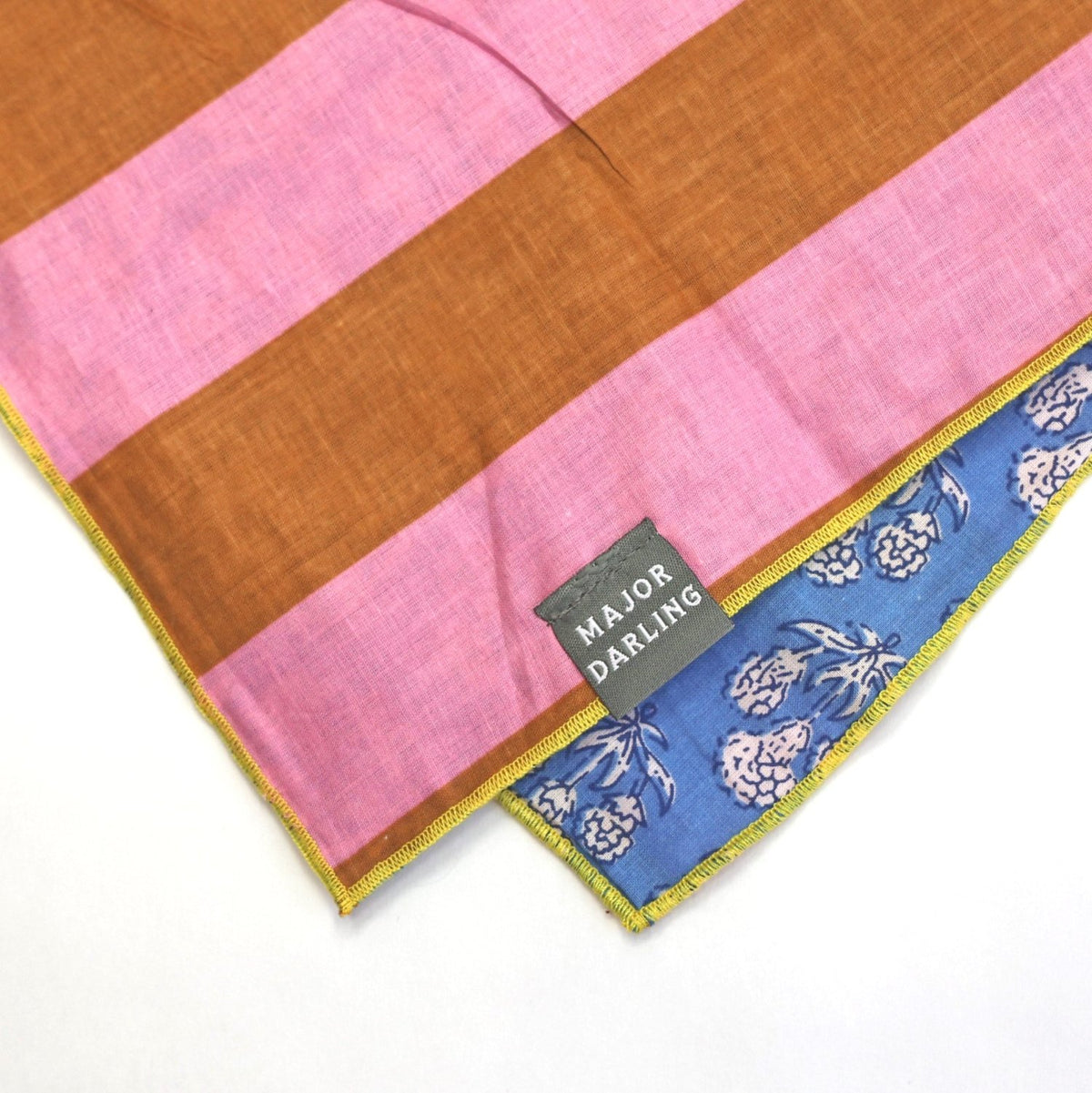 reversible bandana / cornflower stripe - Poppy & Vine