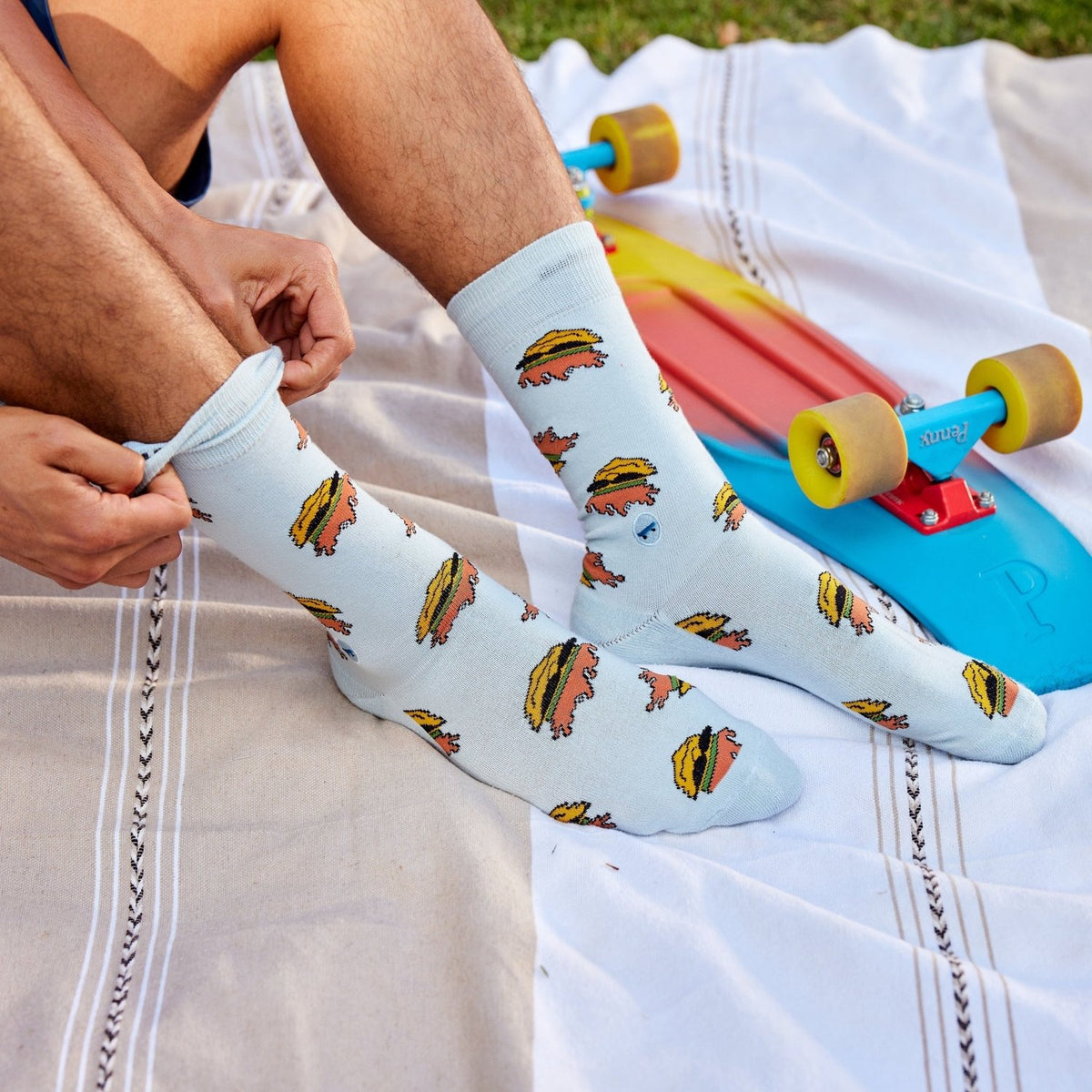 Rocket Power Socks that Give Books - Poppy & Vine