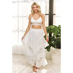 Romantic Cascading Lace Skirt - Poppy & Vine