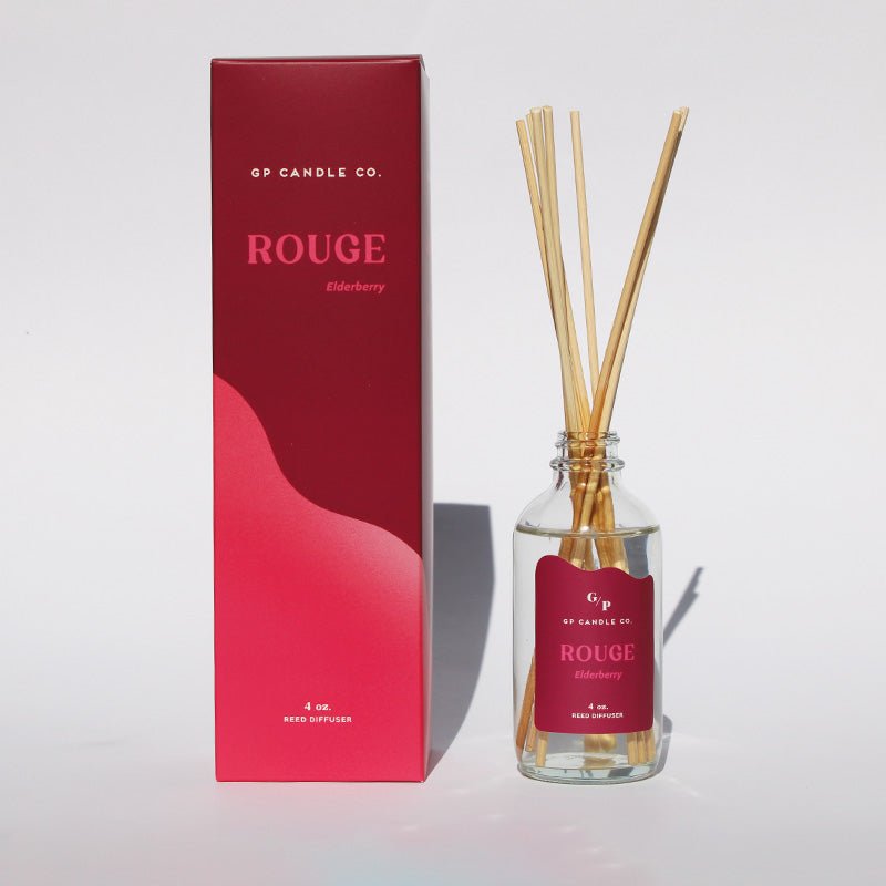 Rouge 4 oz. Hue Reed Diffuser (Elderberry) - Poppy & Vine