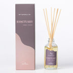 Sanctuary 4 oz. Hue Reed Diffuser (Leather + Incense) - Poppy & Vine