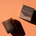 Sanctuary 9 oz. Hue Candle (Leather + Incense) - Poppy & Vine