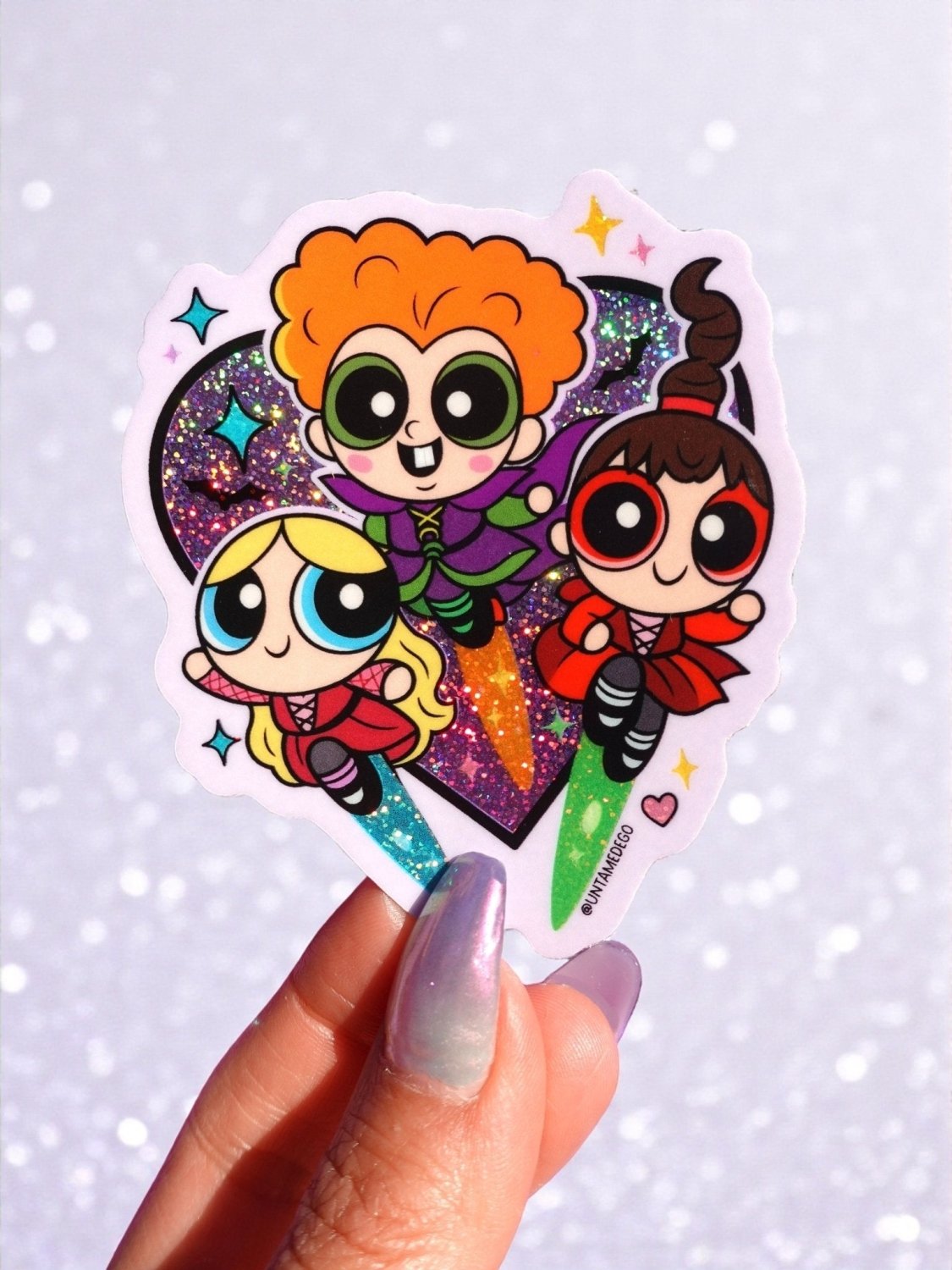 Sanderpuffs Sisters Sticker - Poppy & Vine