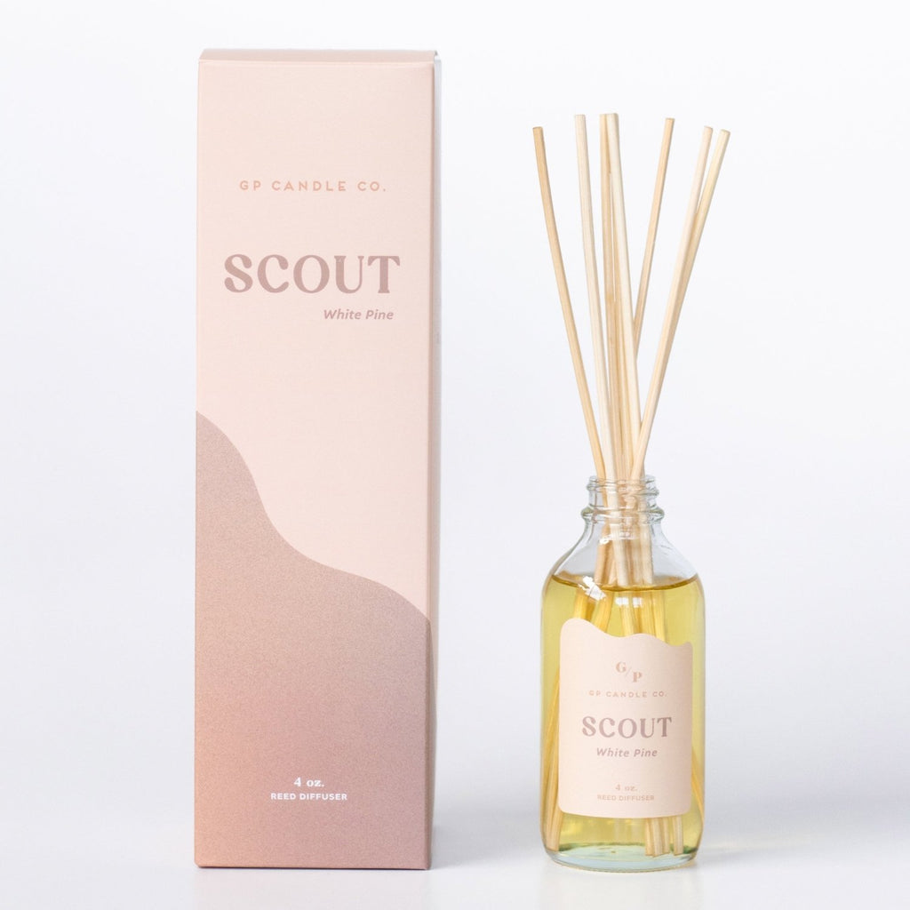 Scout 4 oz. Hue Reed Diffuser (White Pine) - Poppy & Vine