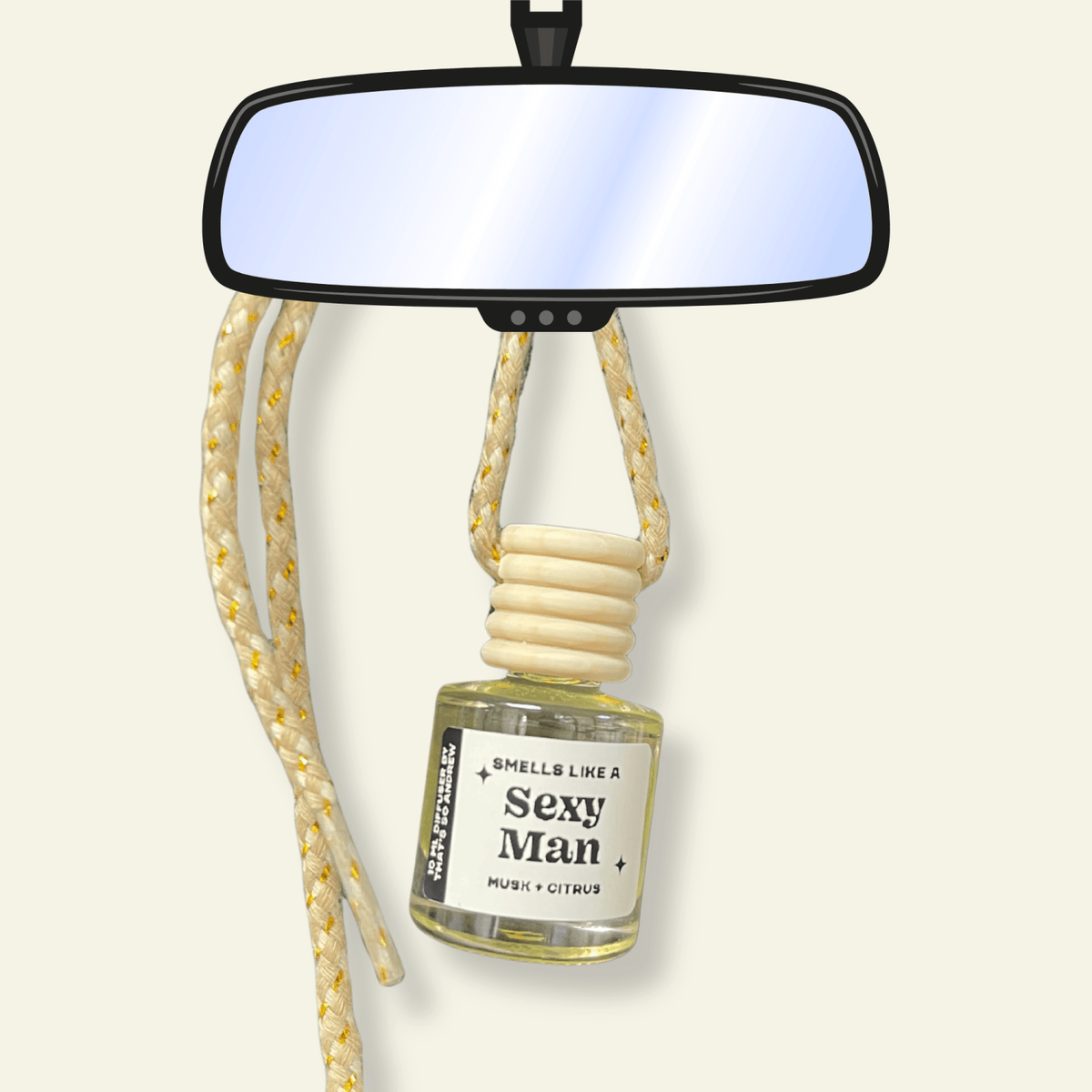 Sexy Man Car Diffuser | Long Lasting, Toxin Free, Air Freshener - Poppy & Vine