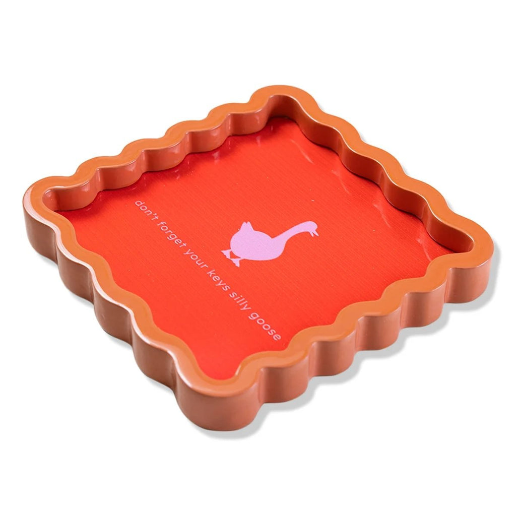 Silly Goose Lacquer Tray - Poppy & Vine