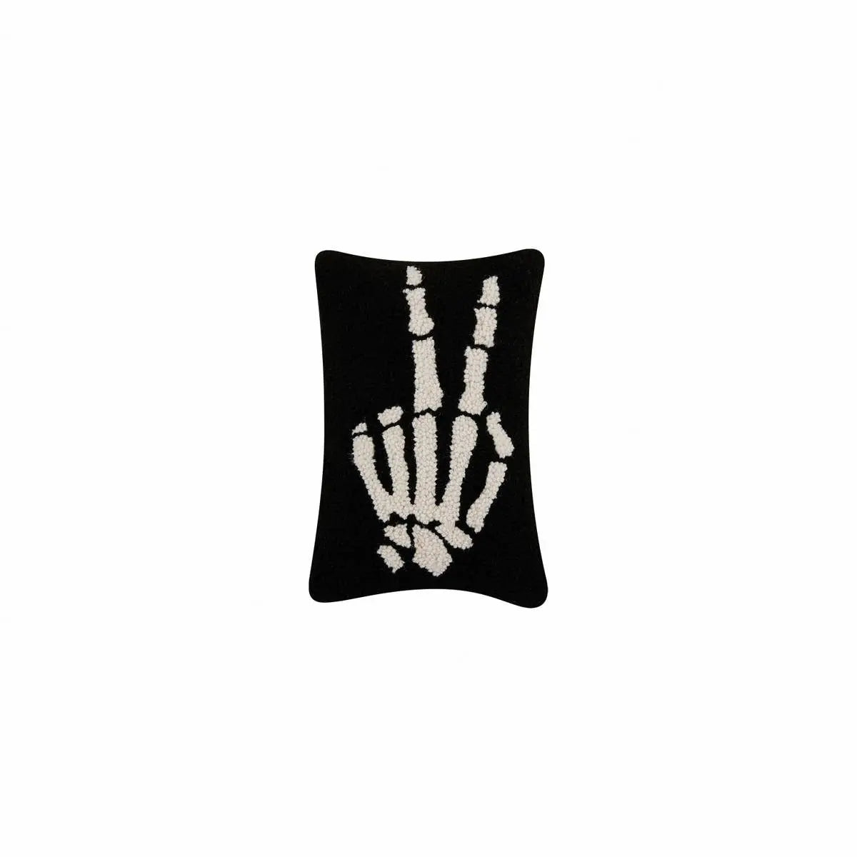 Skeleton Peace Hook Pillow - Poppy & Vine