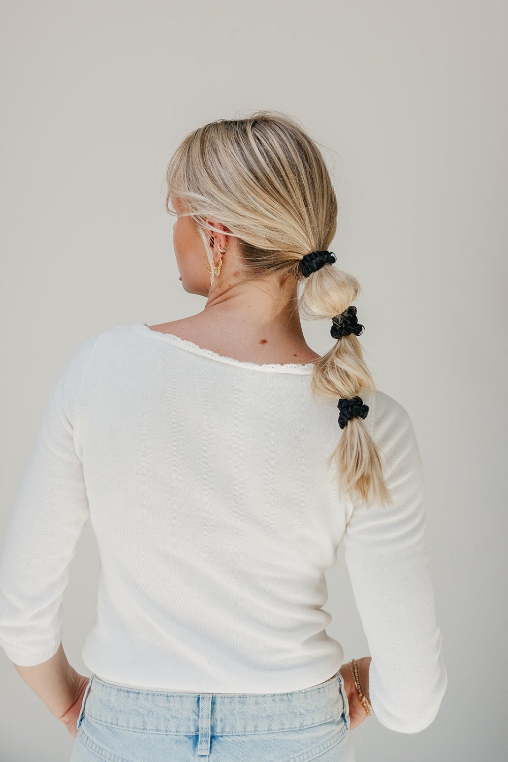 SKINNY SATIN SLEEP SCRUNCHIE SET - Poppy & Vine