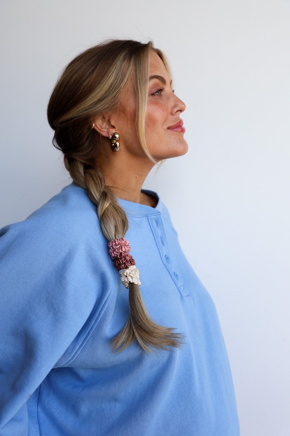SKINNY SATIN SLEEP SCRUNCHIE SET - Poppy & Vine