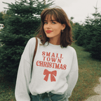 Small Town Christmas Sweatshirt | Cozy Holiday Crewneck for Festive Small Town Vibes - Poppy & Vine