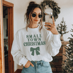 Small Town Christmas Sweatshirt | Cozy Holiday Crewneck for Festive Small Town Vibes - Poppy & Vine