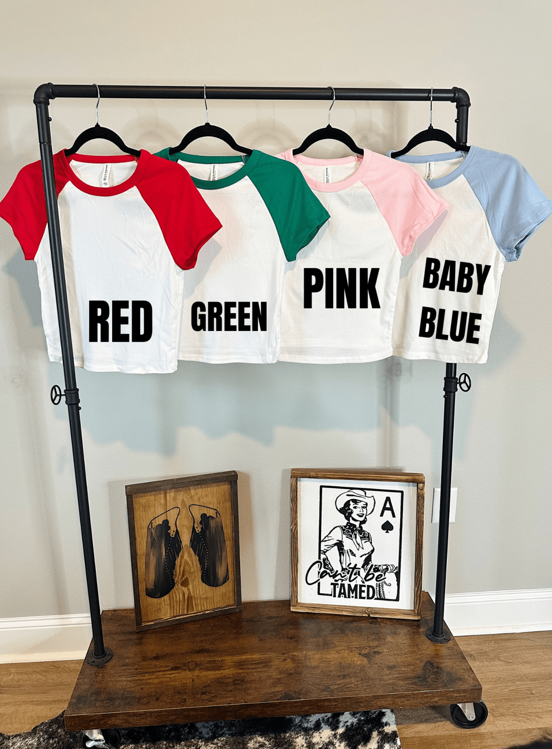 Smiley Face Harley Baby Tee - Poppy & Vine