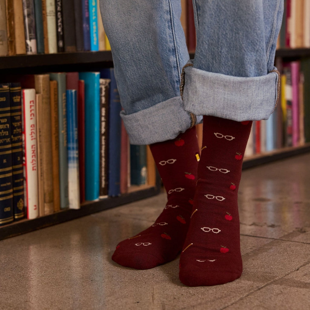 Socks that Give Books - Poppy & Vine