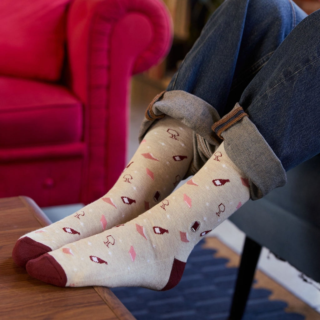 Socks that Give Books - Poppy & Vine