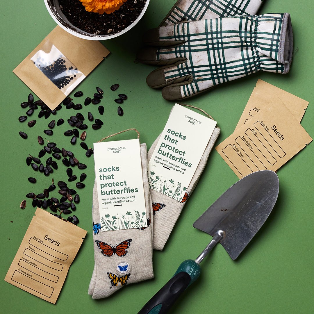 Socks that Protect Butterflies - Poppy & Vine