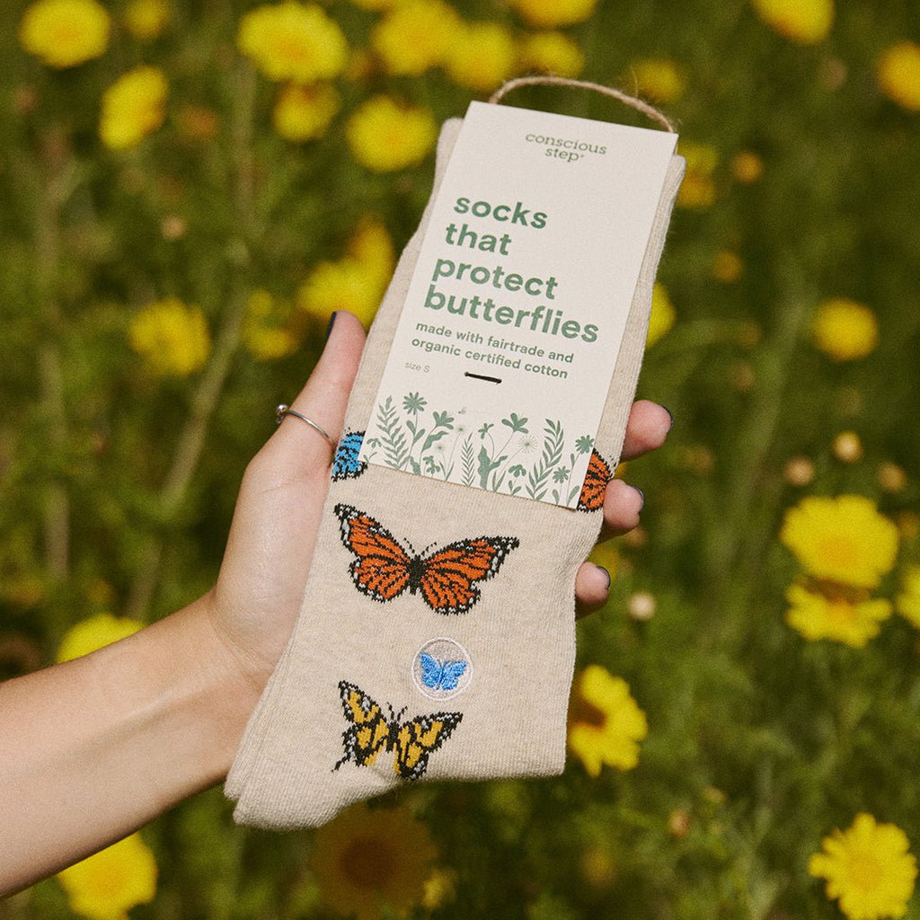Socks that Protect Butterflies - Poppy & Vine
