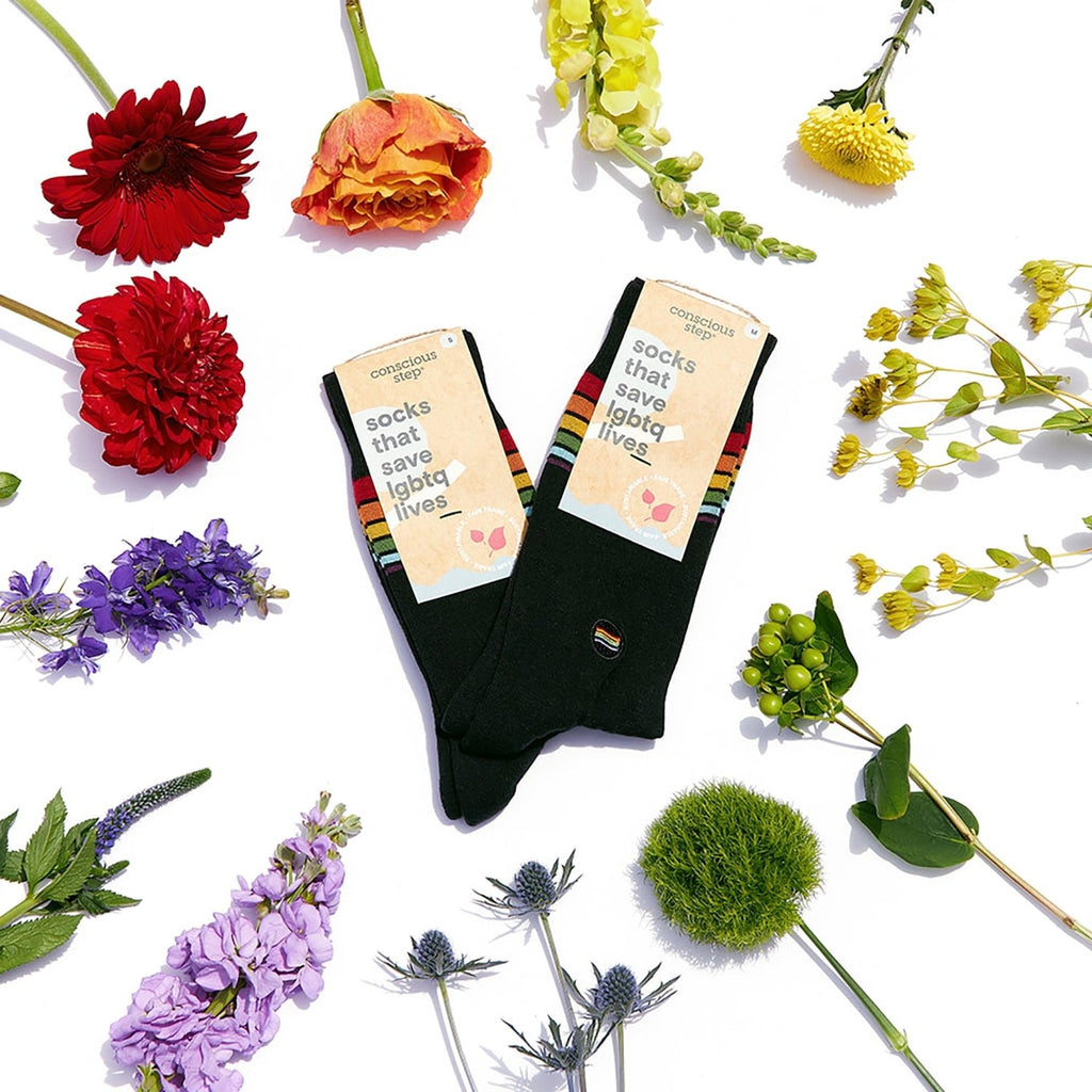 Socks that Save LGBTQ Lives - Poppy & Vine