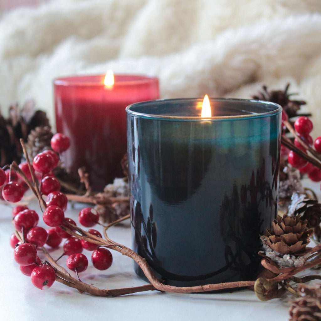 Solstice 9 oz. Hue Candle (Nordic Pine) - Poppy & Vine