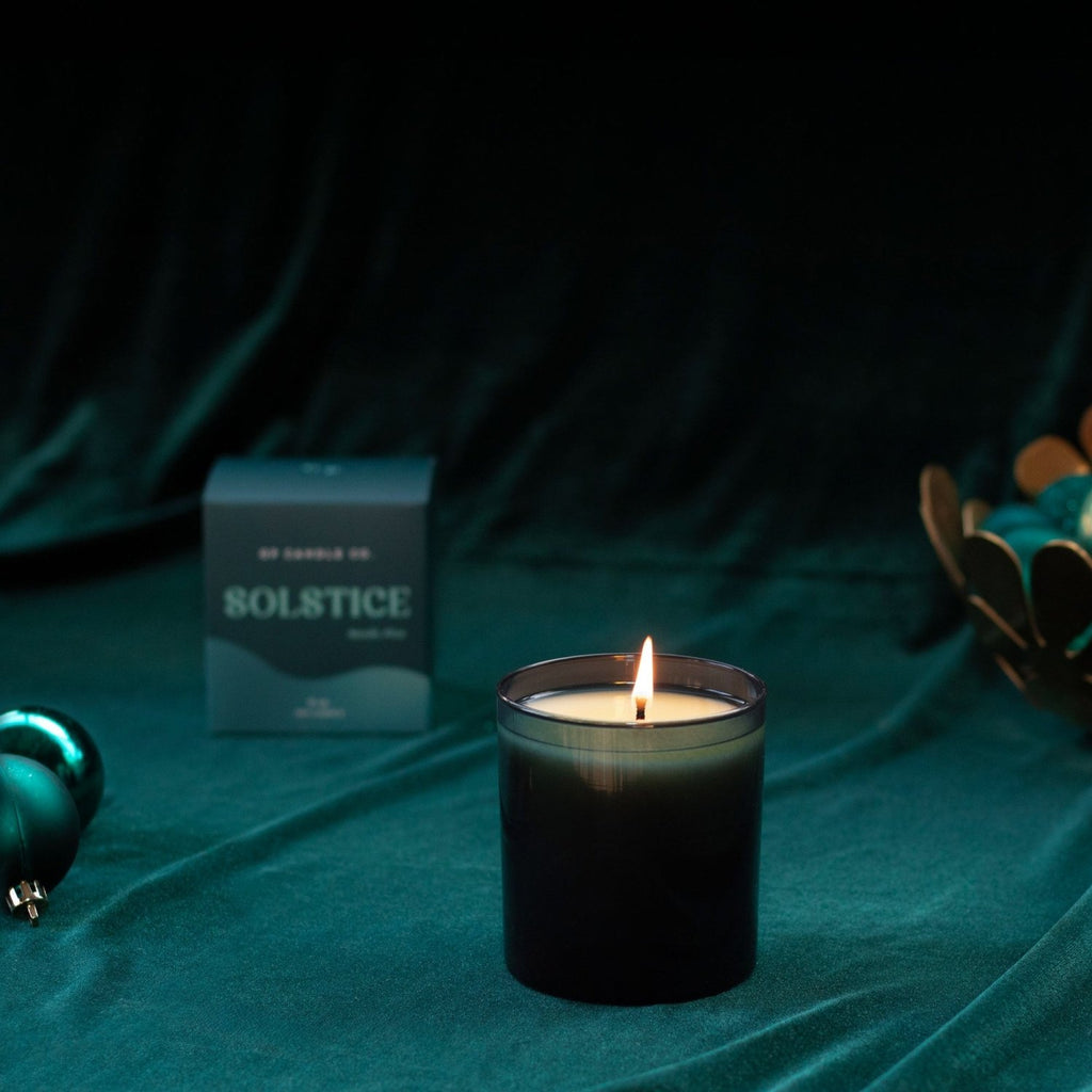 Solstice 9 oz. Hue Candle (Nordic Pine) - Poppy & Vine