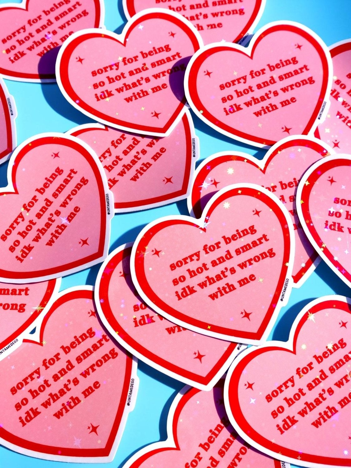 Sorry for Being So Hot Sticker - Poppy & Vine