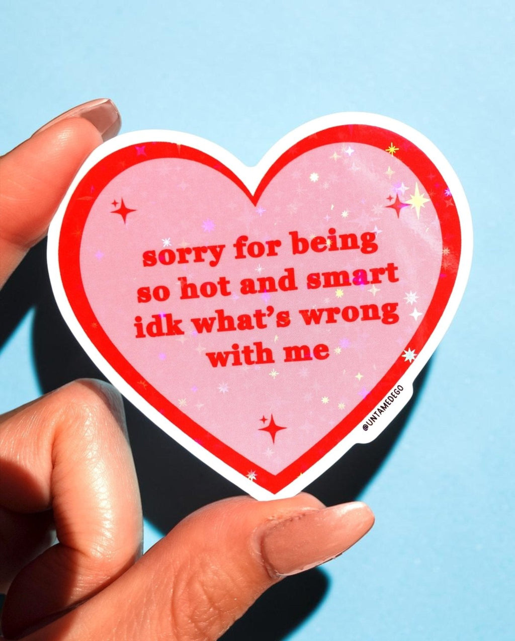 Sorry for Being So Hot Sticker - Poppy & Vine