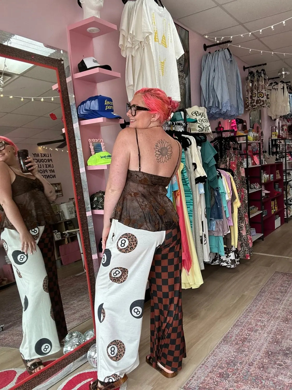 Split Decision 8-Ball Pants - Poppy & Vine