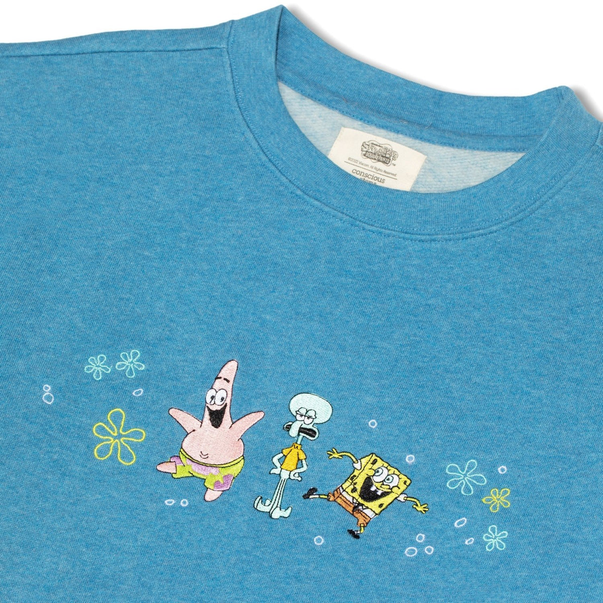 Spongebob Protect Oceans Crew Sweatshirt - Poppy & Vine