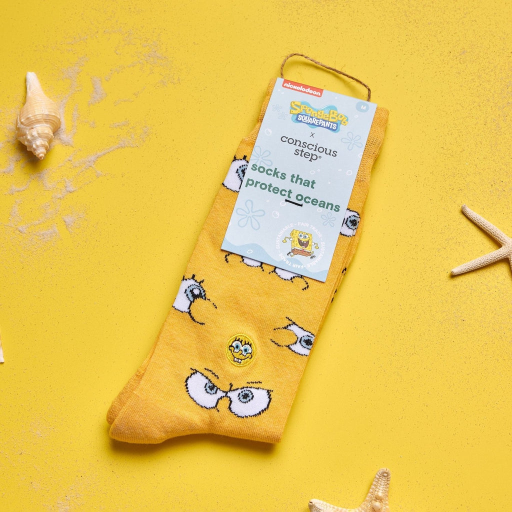 SpongeBob Socks that Protect Oceans - Poppy & Vine
