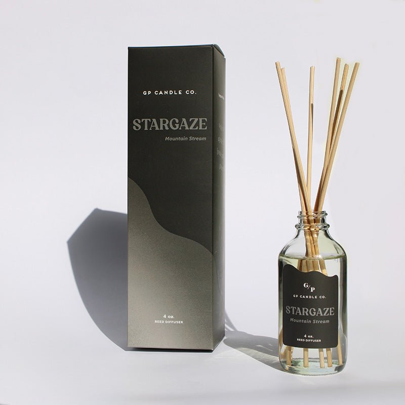 Stargaze 4 oz. Hue Reed Diffuser (Mountain Stream) - Poppy & Vine