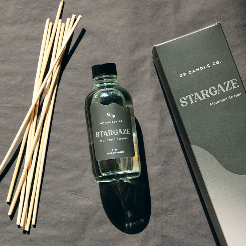 Stargaze 4 oz. Hue Reed Diffuser (Mountain Stream) - Poppy & Vine