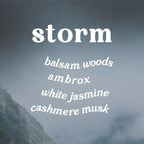 Storm 9 oz. Hue Candle (Evening Air) - Poppy & Vine