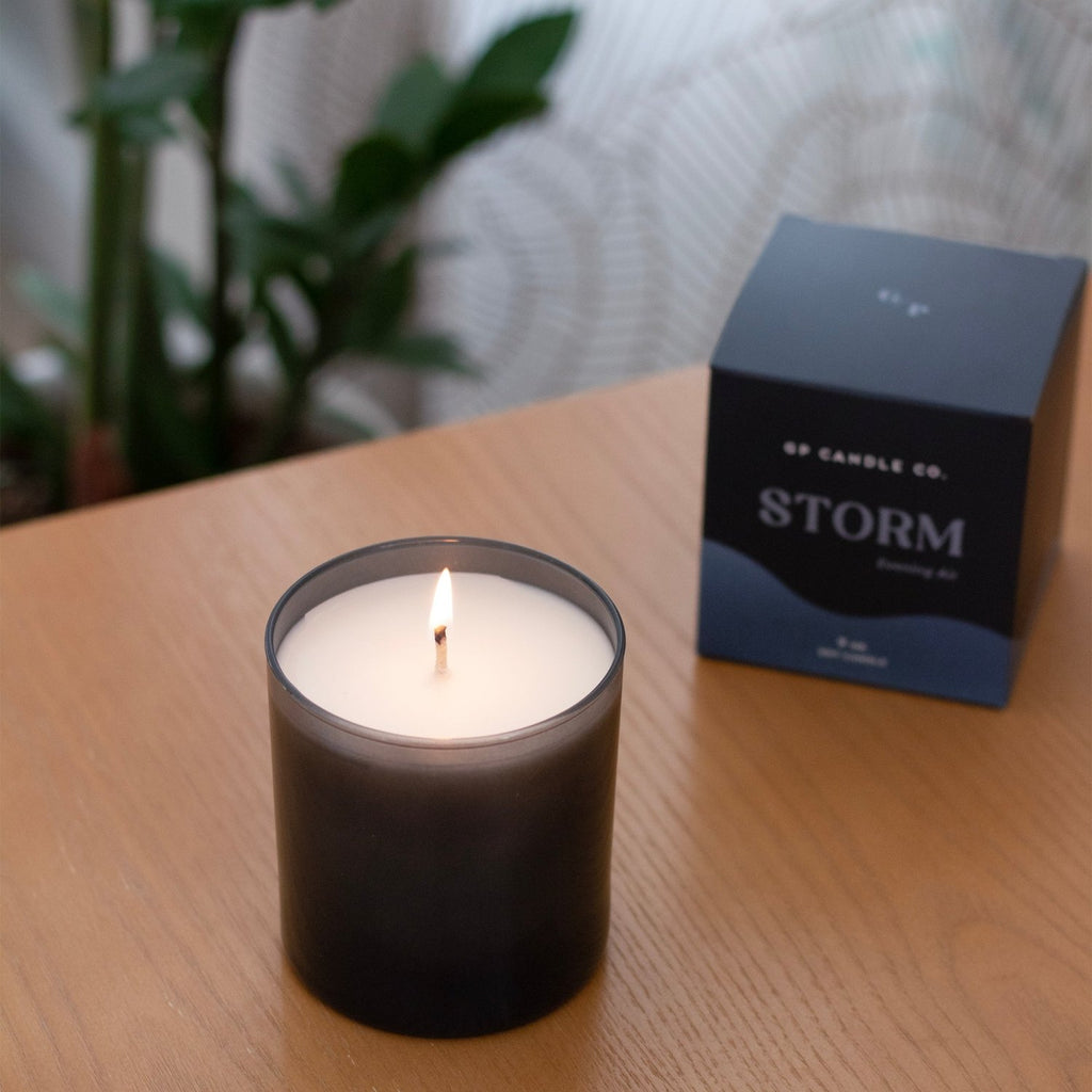 Storm 9 oz. Hue Candle (Evening Air) - Poppy & Vine