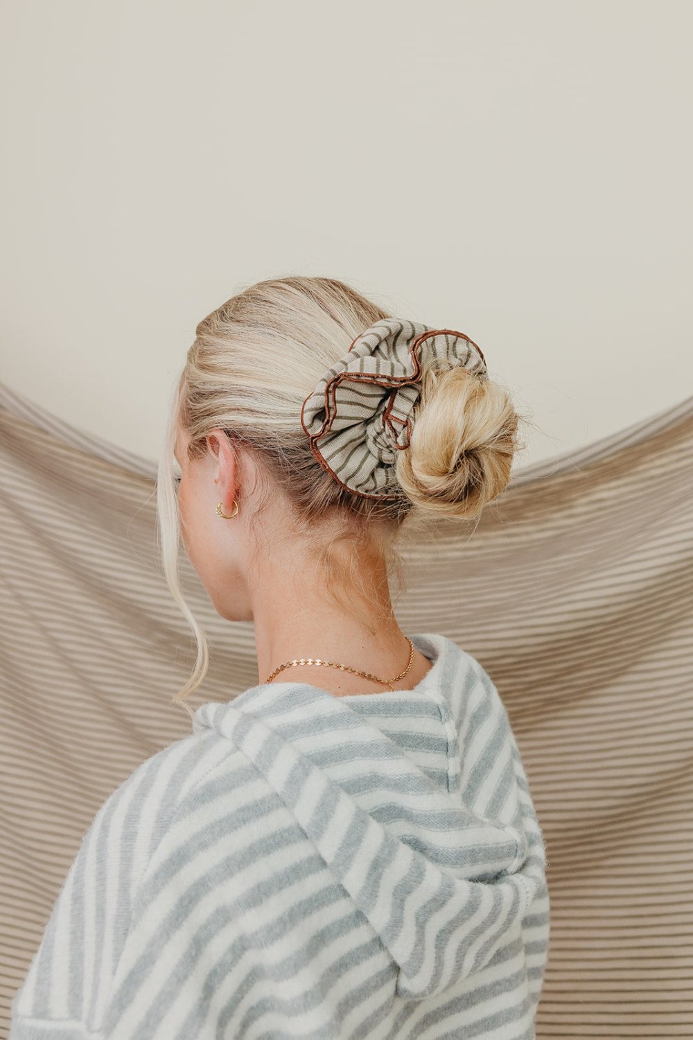 STRIPED CORSET SCRUNCHIE - Poppy & Vine