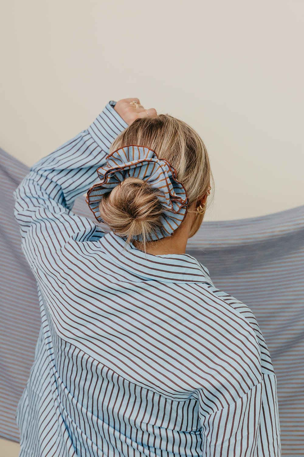 STRIPED CORSET SCRUNCHIE - Poppy & Vine