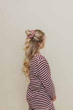 STRIPED OVERSIZED SCRUNCHIE + HEADBAND BUNDLE - Poppy & Vine