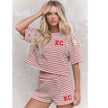 KC Sunday Stripe Tee + Shorts Set | VIP Pre-Order