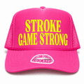 Stroke Game Strong Trucker Hat - Poppy & Vine
