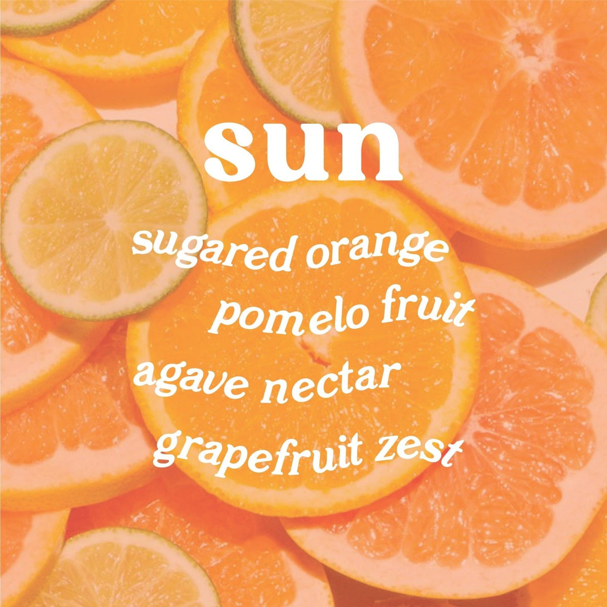 Sun 9 oz. Hue Candle (Sparkling Citrus) - Poppy & Vine