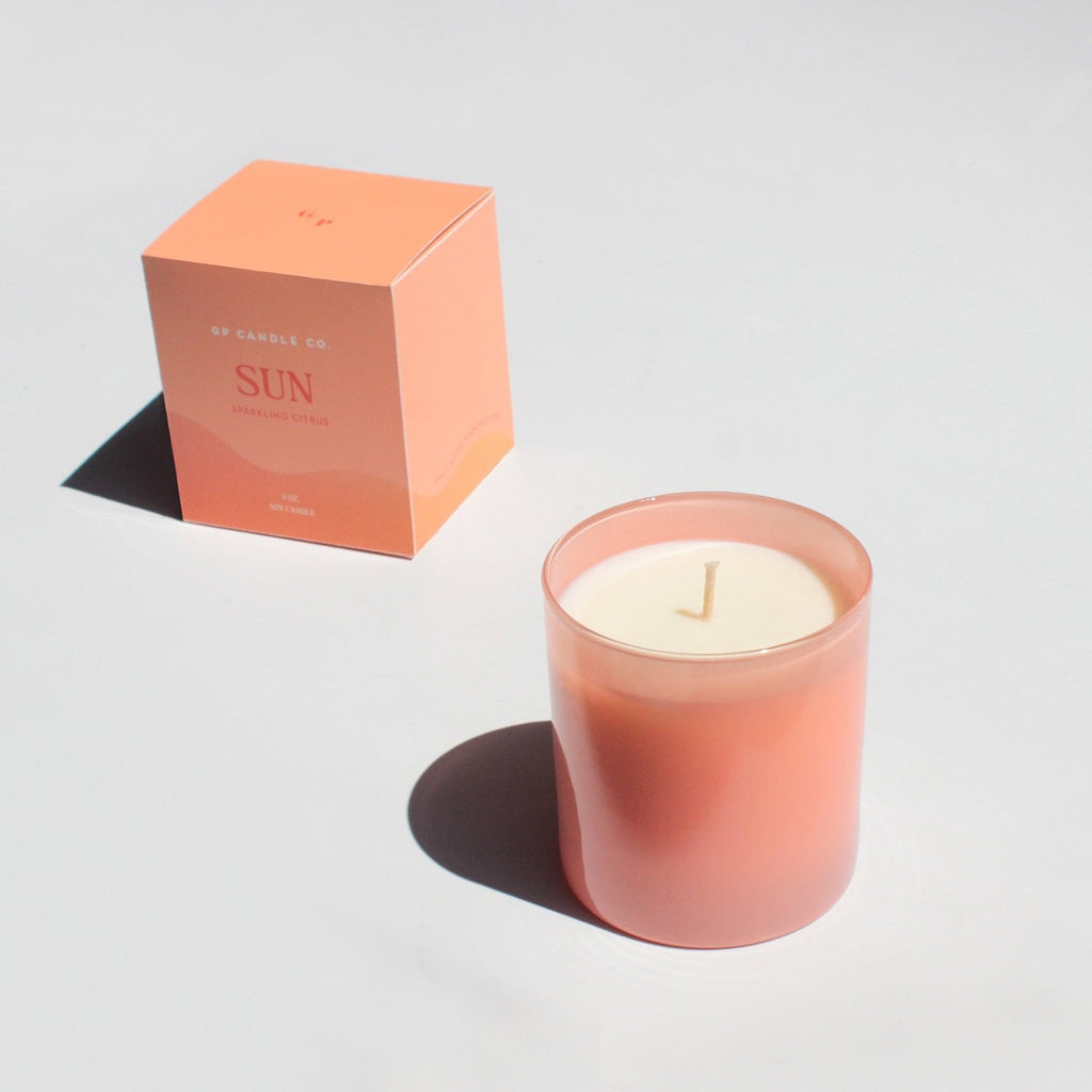 Sun 9 oz. Hue Candle (Sparkling Citrus) - Poppy & Vine