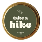 Take A Hike 4 oz. Just Because Candle Tin - Poppy & Vine