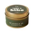 Take A Hike 4 oz. Just Because Candle Tin - Poppy & Vine