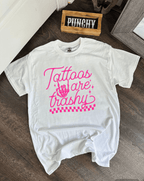 Tattoos Are Trashy (Pink) Tee or Crewneck - Poppy & Vine