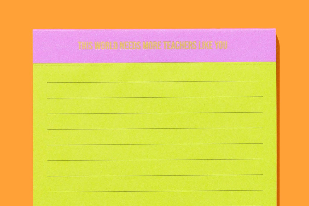Teacher List Pad - Poppy & Vine